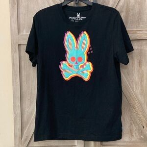 Psycho Bunny Black Tee with Vibrant Skull Design
SIZE 4 (S)
MENS